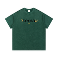 PS23 Bilingual eternal Mineral Wash Waffle Knit T-Shirt