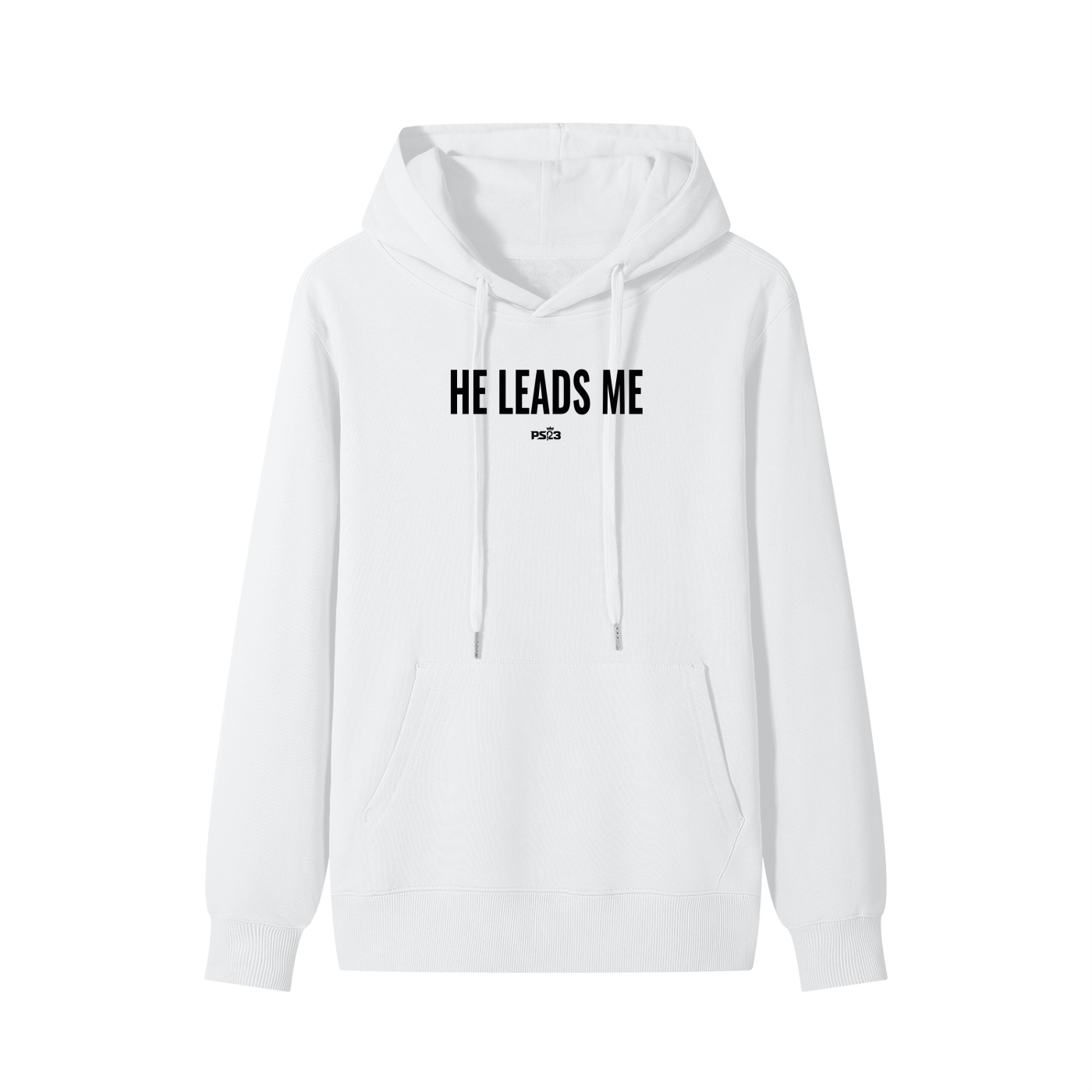 PS23 He leads me Classic Unisex Cotton Hoodie