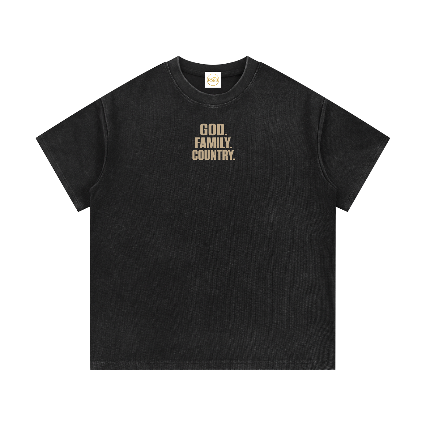 PS23 GFC Mineral Wash Waffle Knit T-Shirt