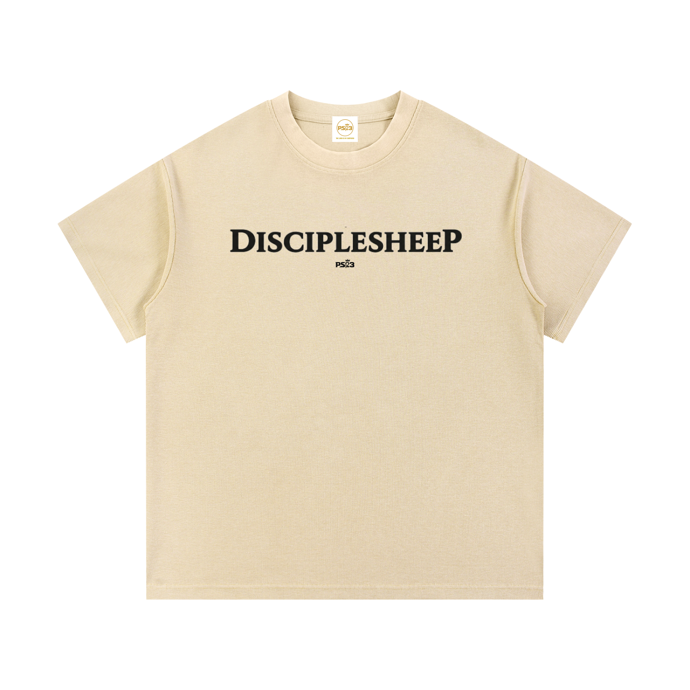 PS23 DisciplesheeP Mineral Wash Waffle Knit T-Shirt