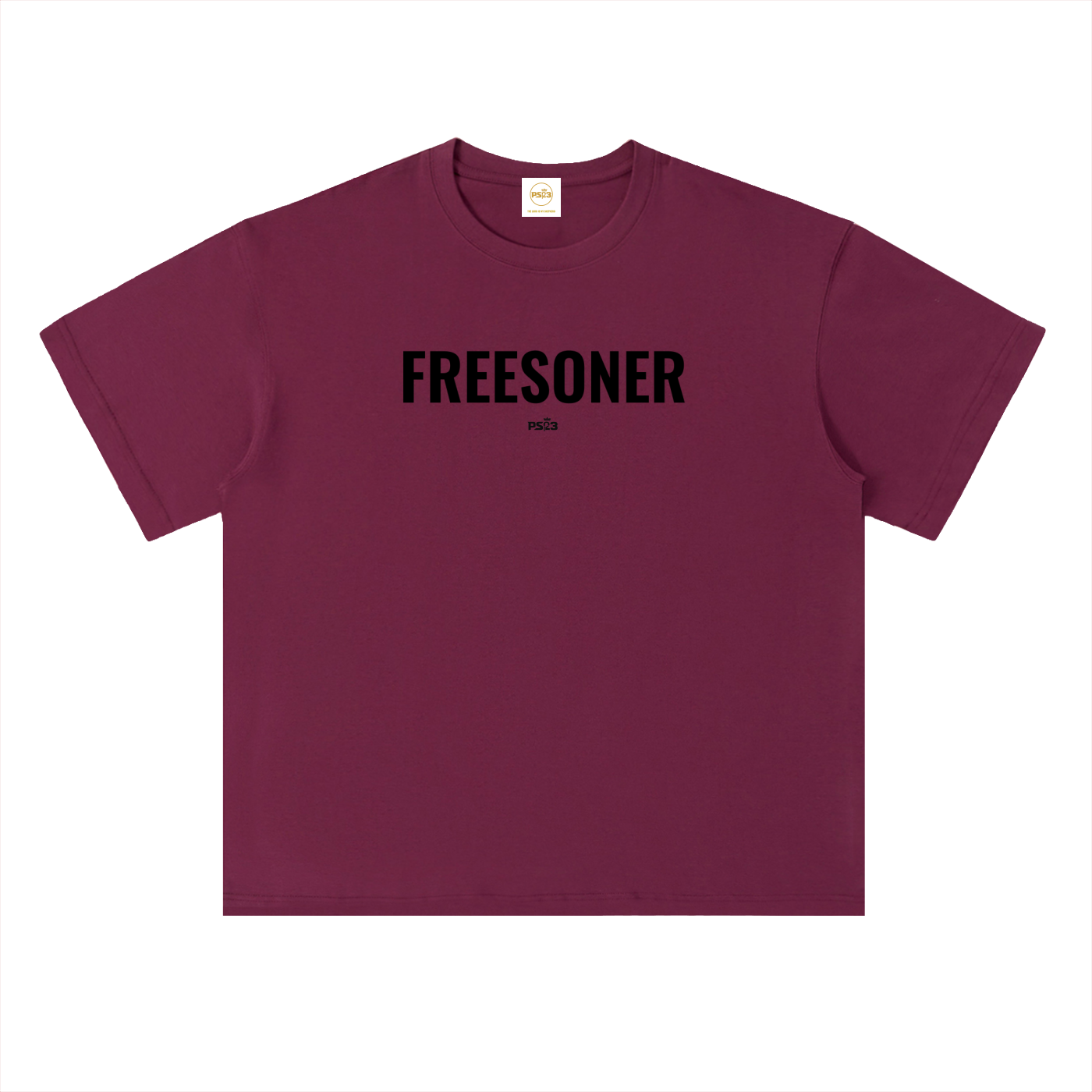 PS23 Freesoner Heavyweight Drop Shoulder Cotton T-Shirt