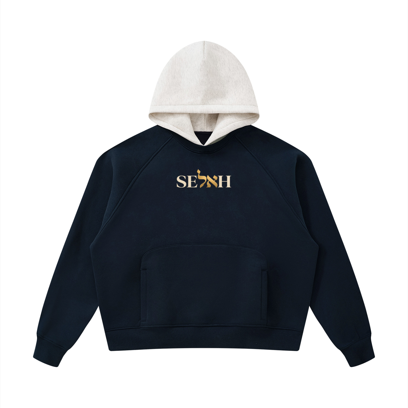 PS23 Bilingual Concept Selah Unisex Fleece Raglan Color Block Hoodie