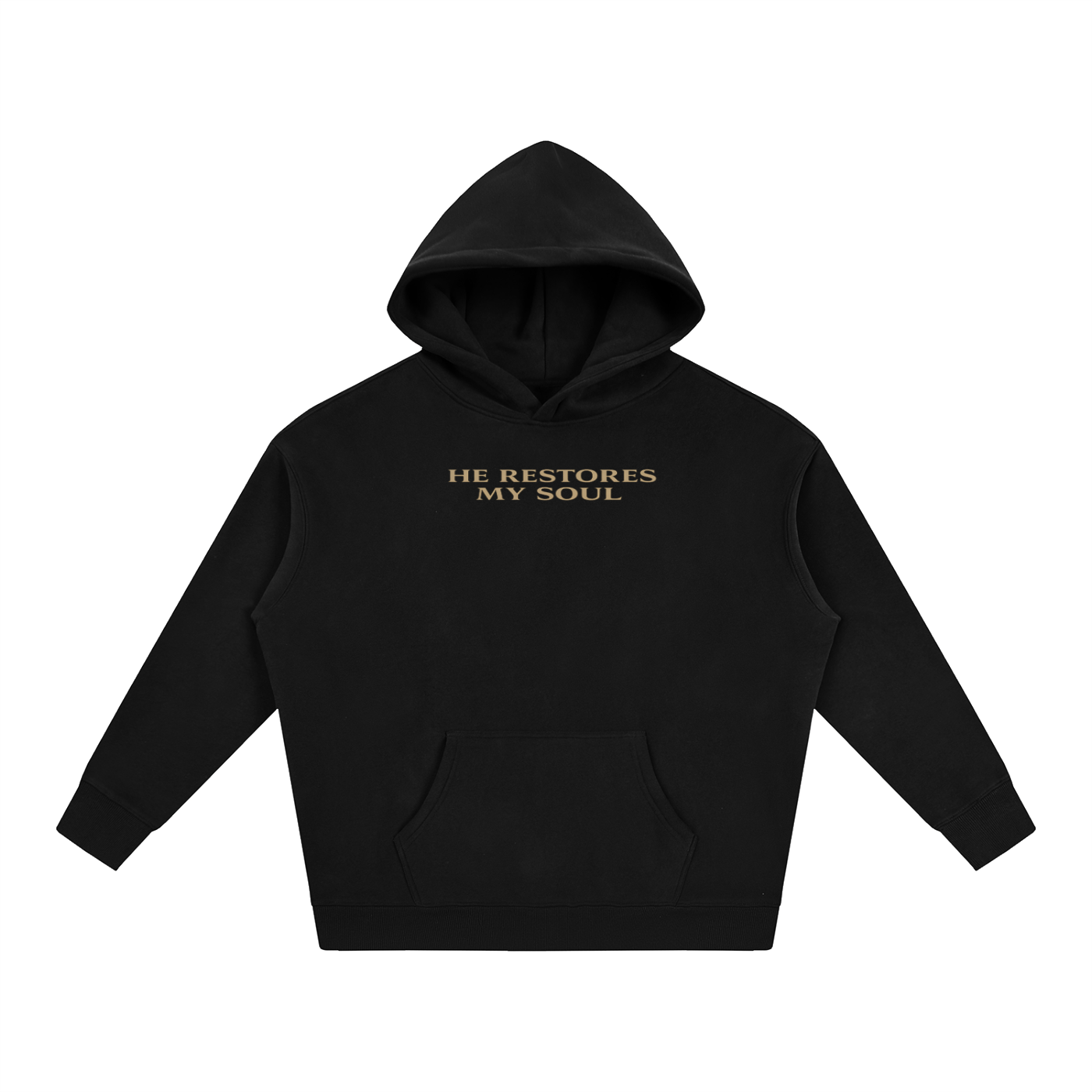 PS23 He restores my soul Oversize Fleeced Hoodie