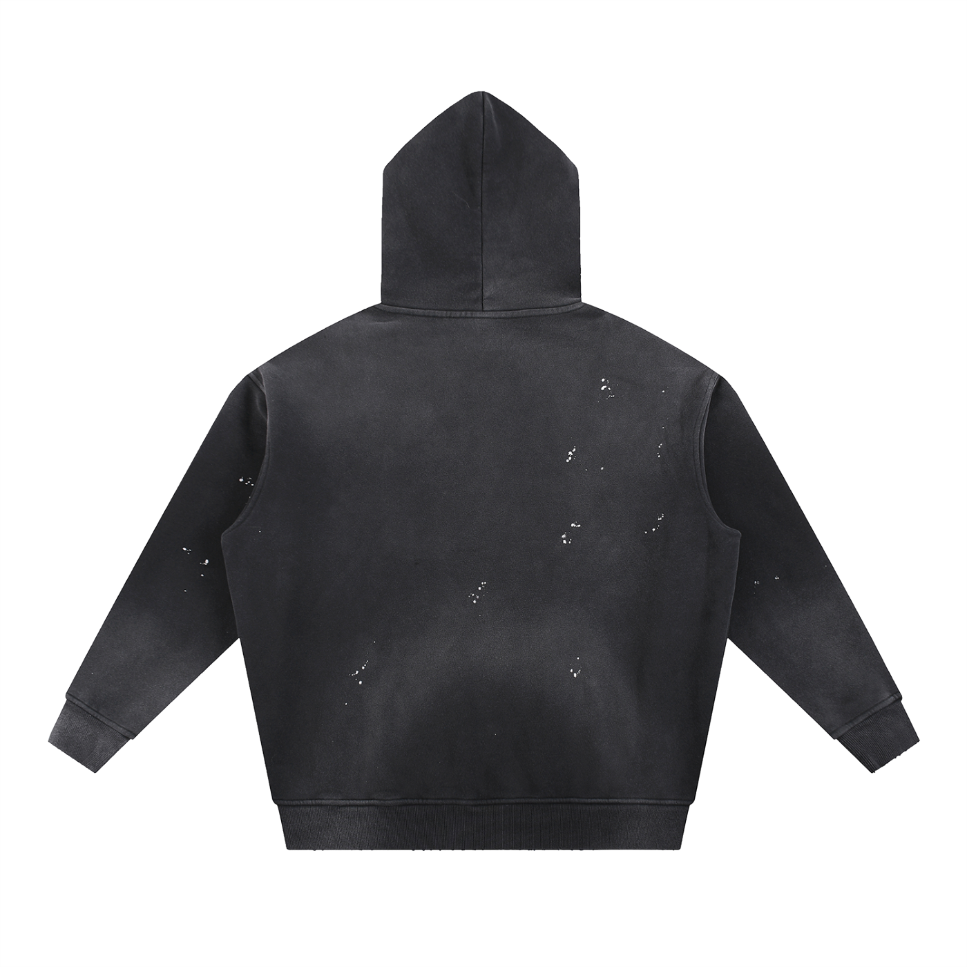 PS23 Hebrew Psalm 23:1 Vintage Washed Frayed Fleece Hoodie