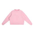 PS23 The Cross Women Essential Fleece Mock-Neck Crew Sweatshirt