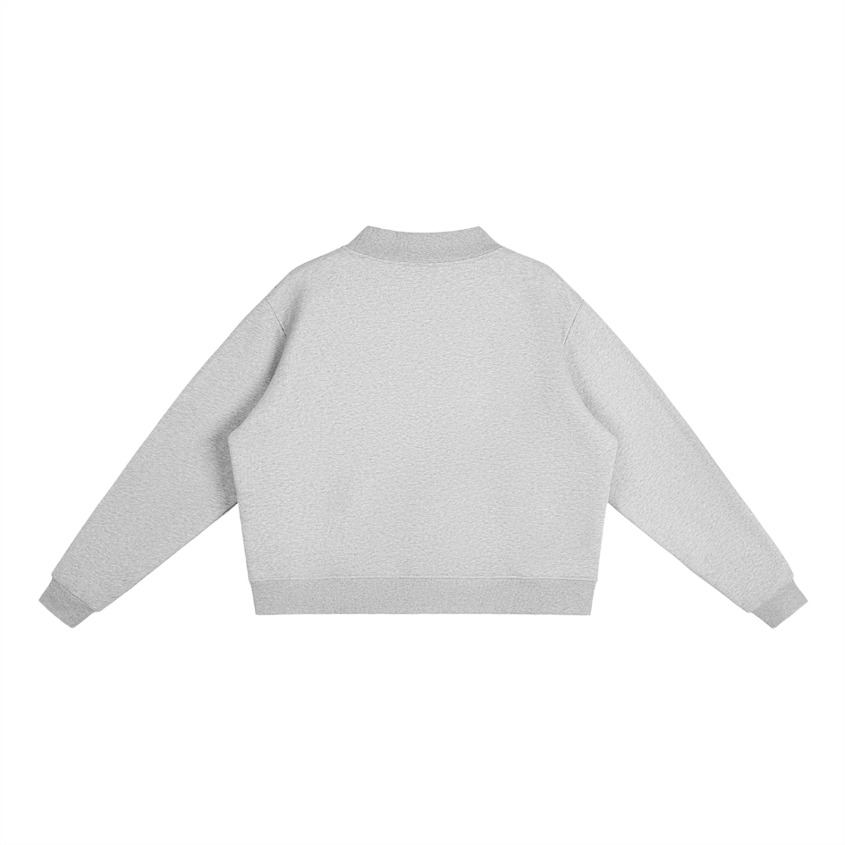 PS23 Women I shall not want Essential Fleece Mock-Neck Crew Sweatshirt