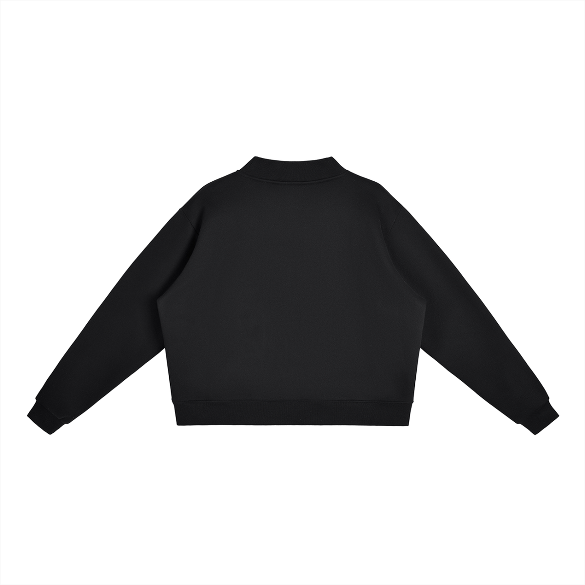 PS23 The Cross Women Essential Fleece Mock-Neck Crew Sweatshirt
