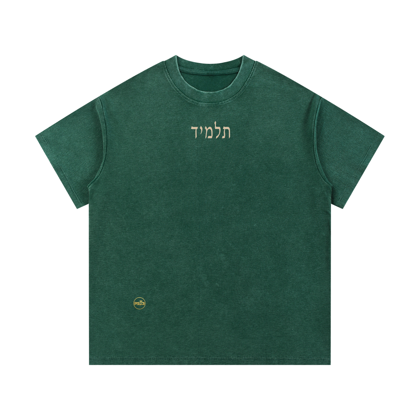 PS23 Hebrew Disciple Mineral Wash Waffle Knit T-Shirt