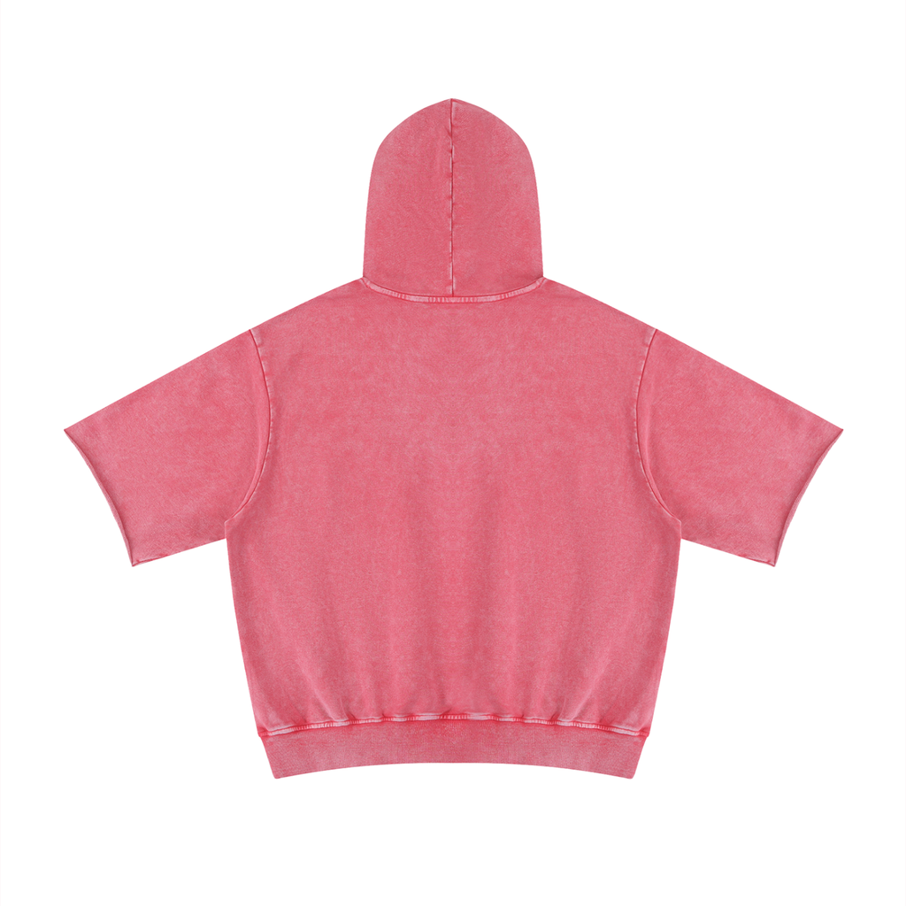 PS23 GFC Unisex Mineral Wash Short Sleeve Hoodie