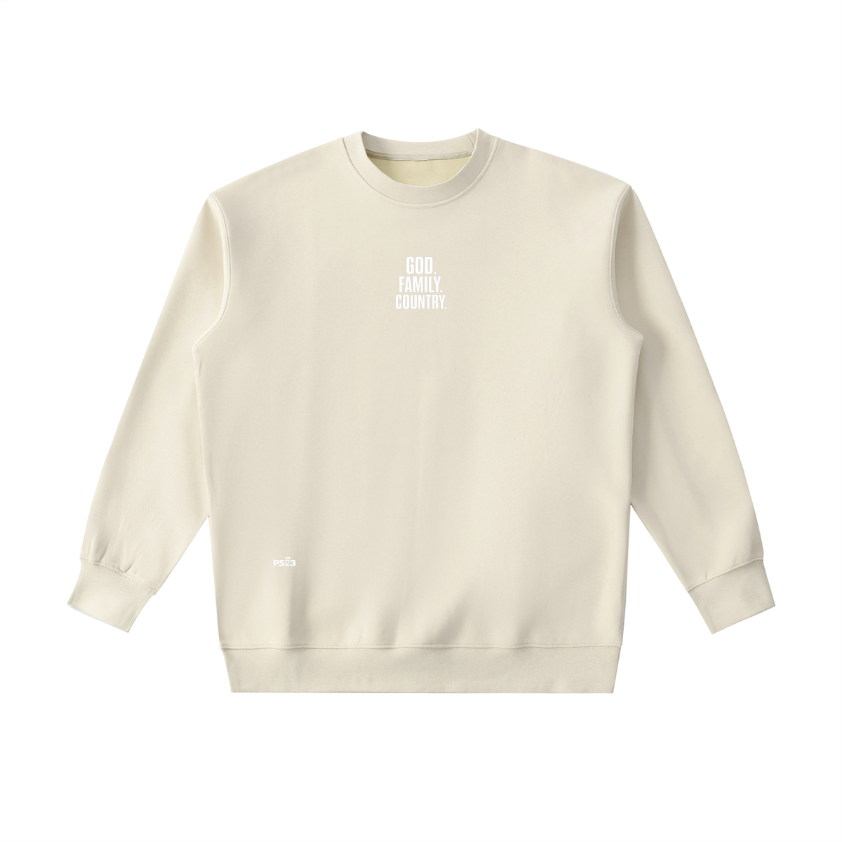 PS23 God Family Country Essential Heavyweight Crewneck Sweatshirt