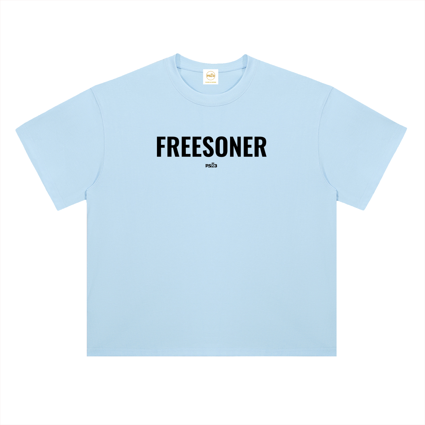 PS23 Freesoner Heavyweight Drop Shoulder Cotton T-Shirt