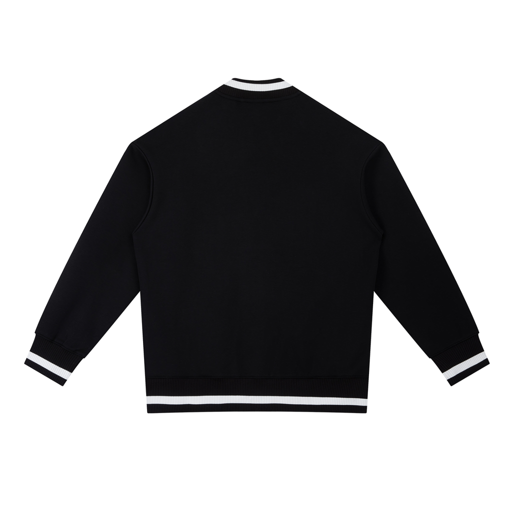 PS23 Hebrew Salvation Contrast Piping Zip Bomber Jacket