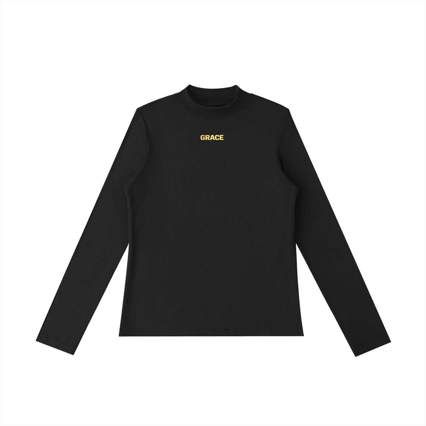 PS23 Women Grace Essential Mock Neck Long Sleeve T-Shirt
