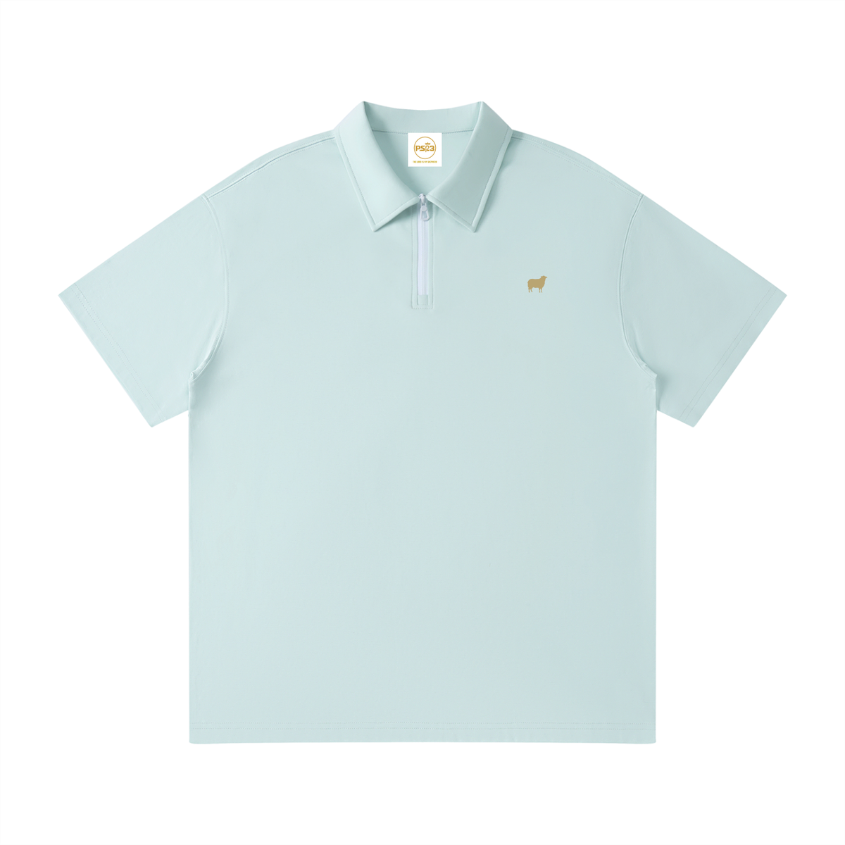 PS23 Sheep Unisex Quarter-Zip Polo Shirt