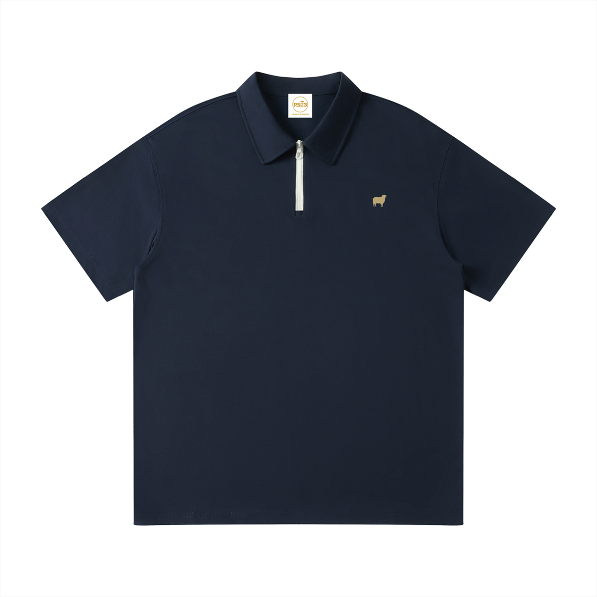 PS23 Sheep Unisex Quarter-Zip Polo Shirt