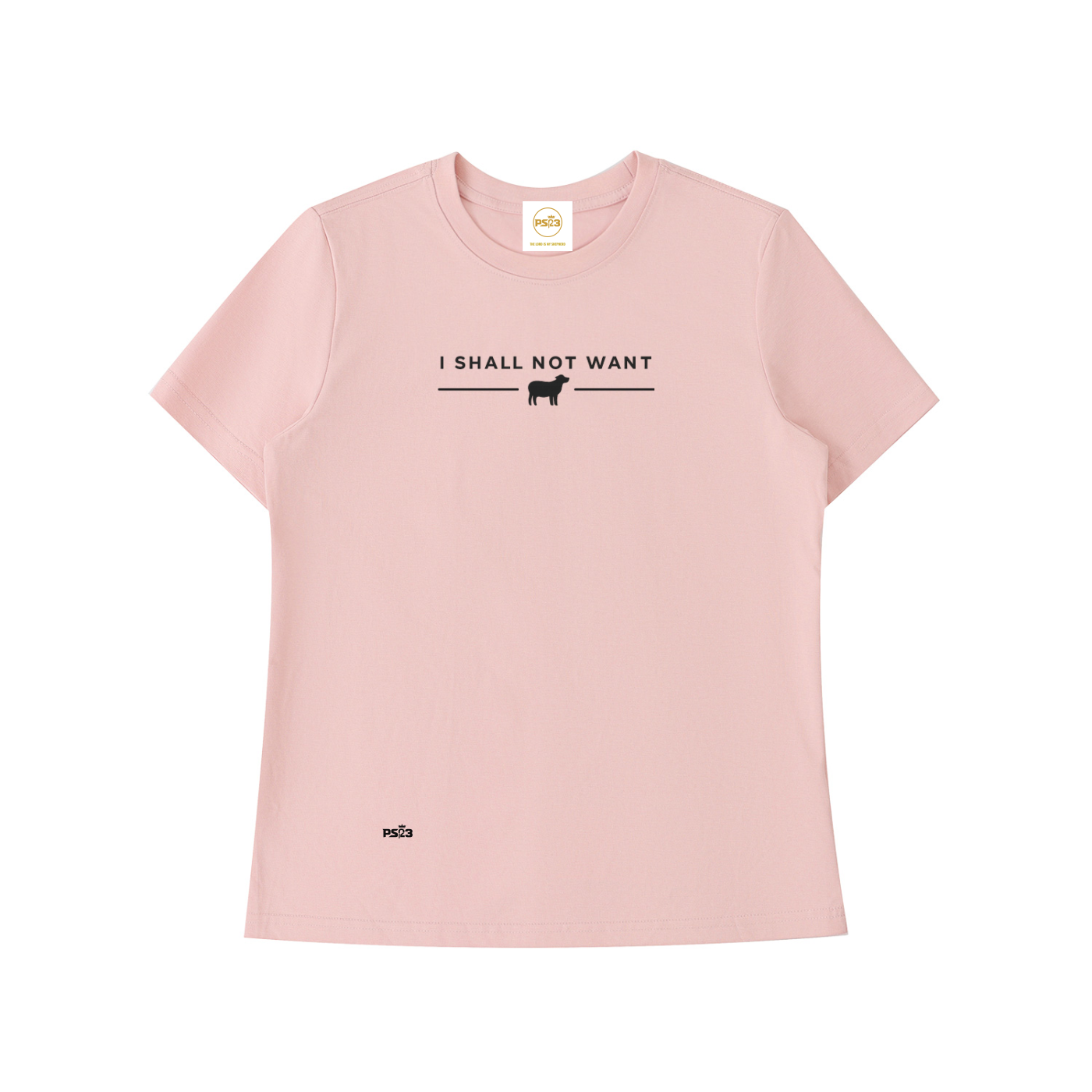 PS23 Women I shall not want Essential Standard Shoulder T-Shirt