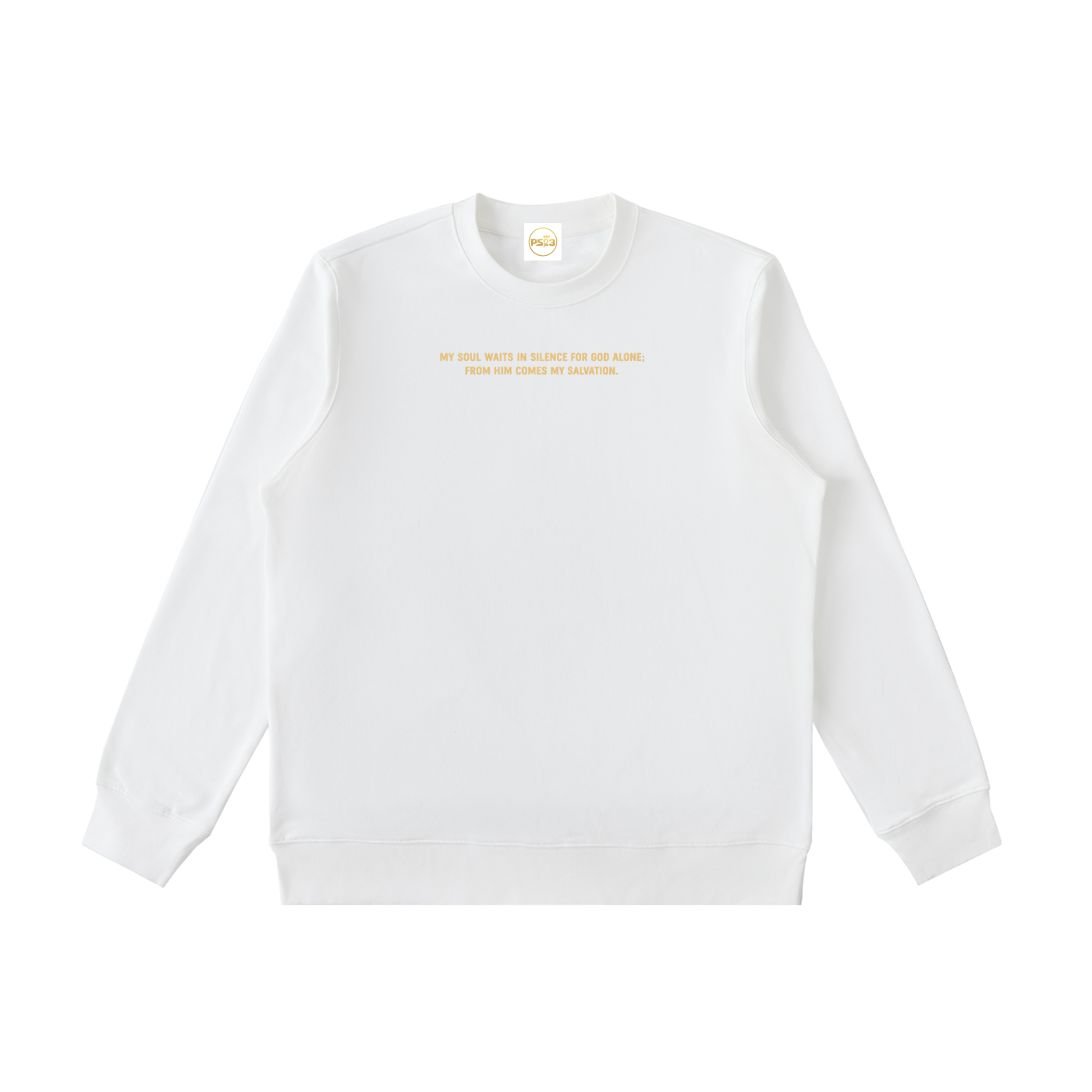 PS23 Psalm 62:1 Essential Heavyweight Crewneck  Sweatshirt
