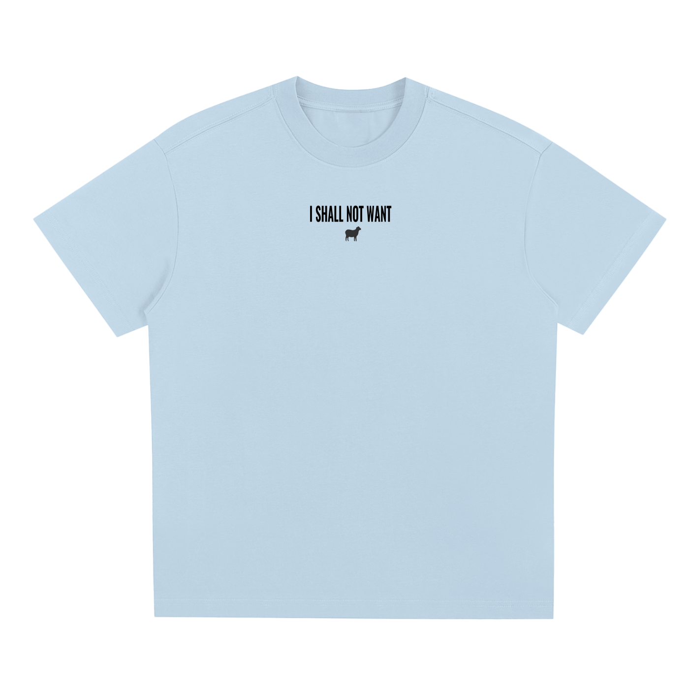 PS23 I shall not want black ink Sorona Quick-Dry Cooling T-Shirt
