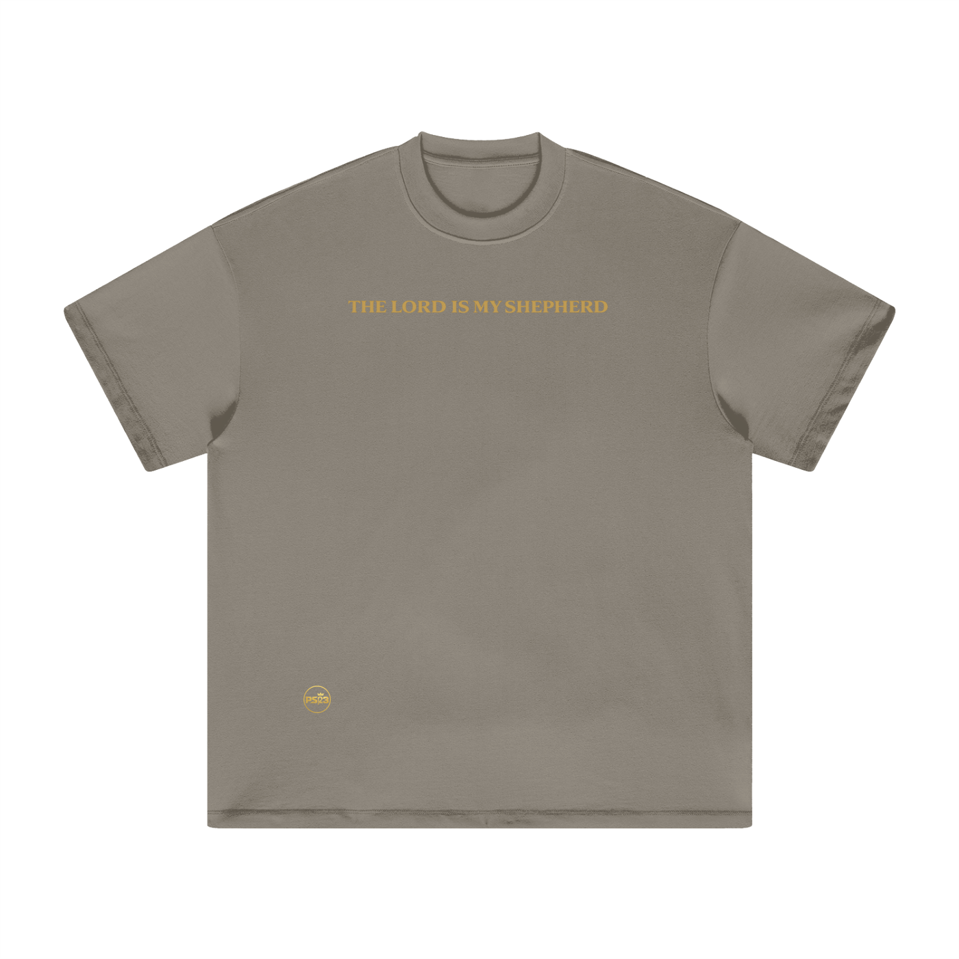 PS23 The Lord is my shepherd Heavyweight Earth Tone T-Shirt