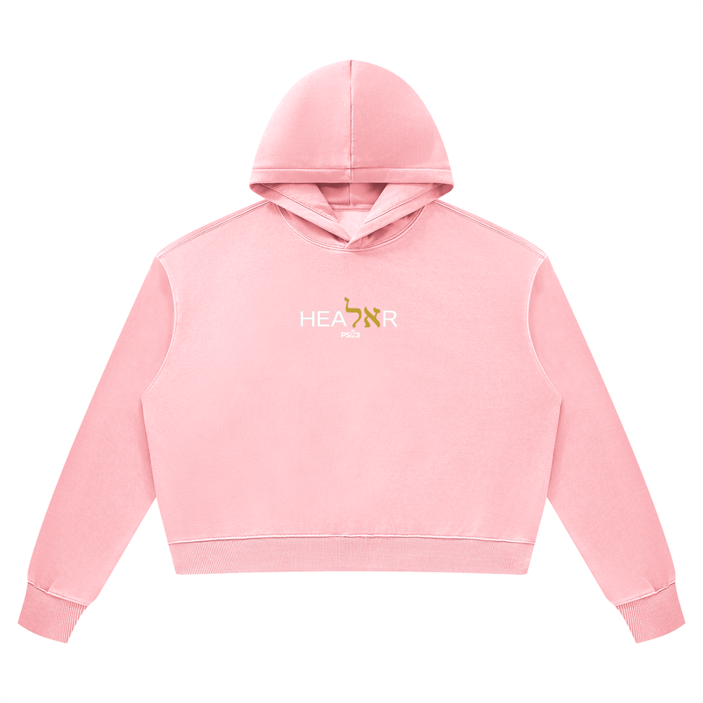 PS23 bilingual Healer Women’s Vintage Wash Heavyweight Hoodie