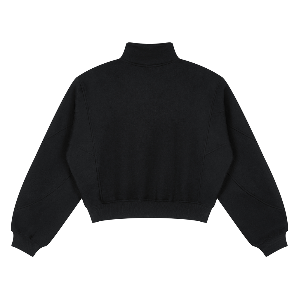 PS23 Hebrew Great is Thy Faithfulness Women’s Loose Fleece Quarter-Zip Sweatshirt