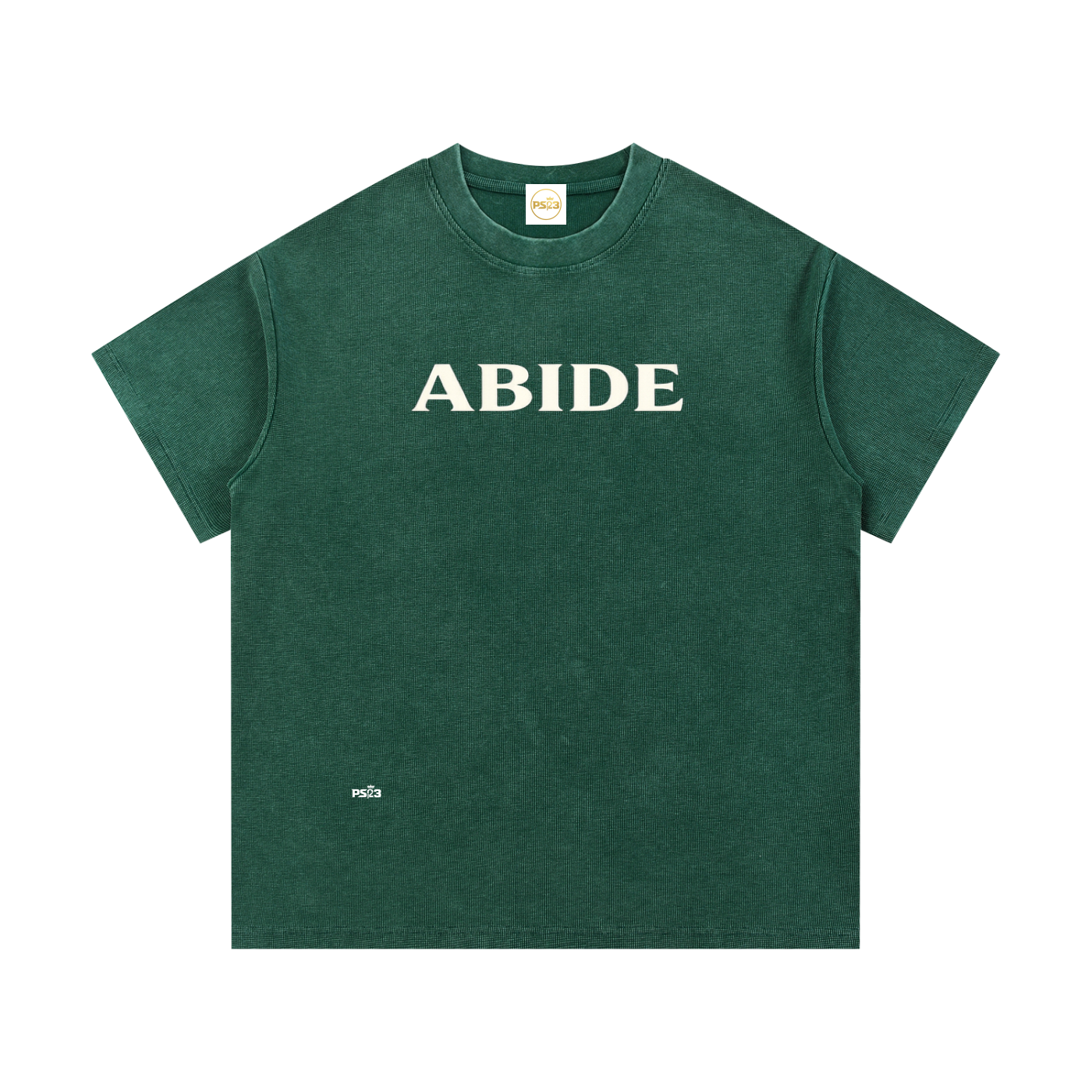 PS23 Abide Mineral Wash Waffle Knit T-Shirt