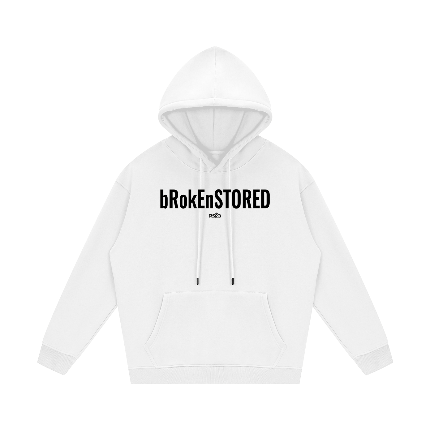 PS23 Brokenstored Streetwear Unisex Fleece Hoodie