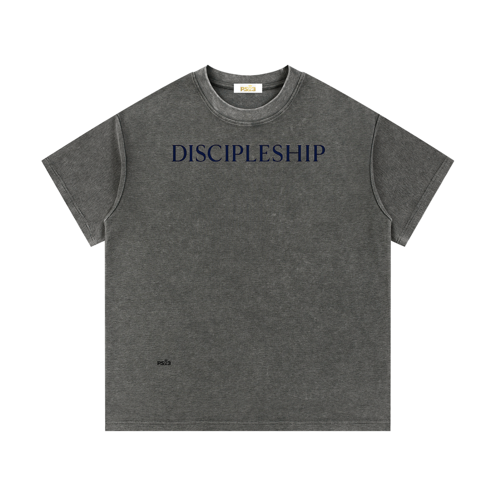 PS23 Discipleship Mineral Wash Waffle Knit T-Shirt