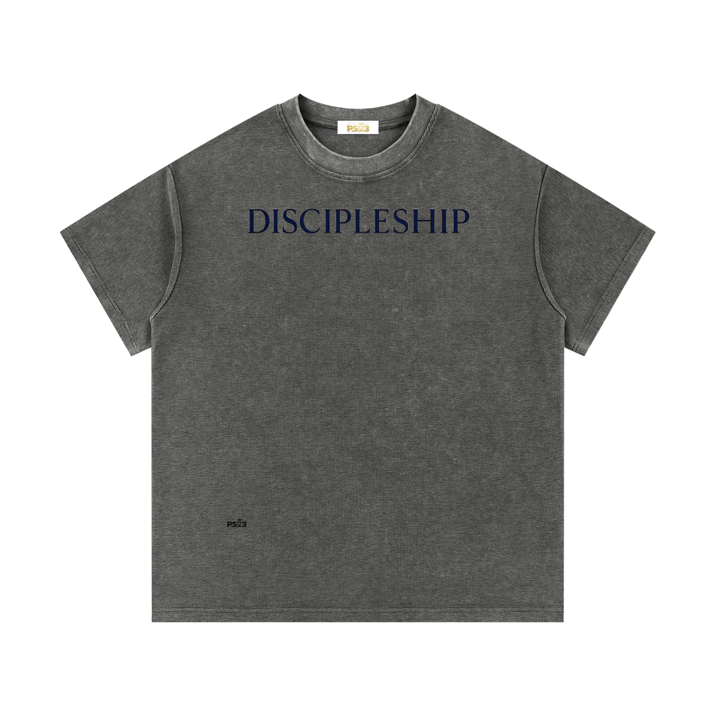 PS23 Discipleship Mineral Wash Waffle Knit T-Shirt