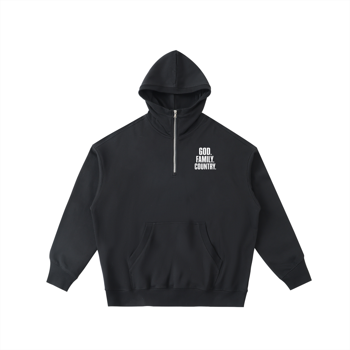 PS23 GFC Big Hood Half-Zip Fleece Hoodie