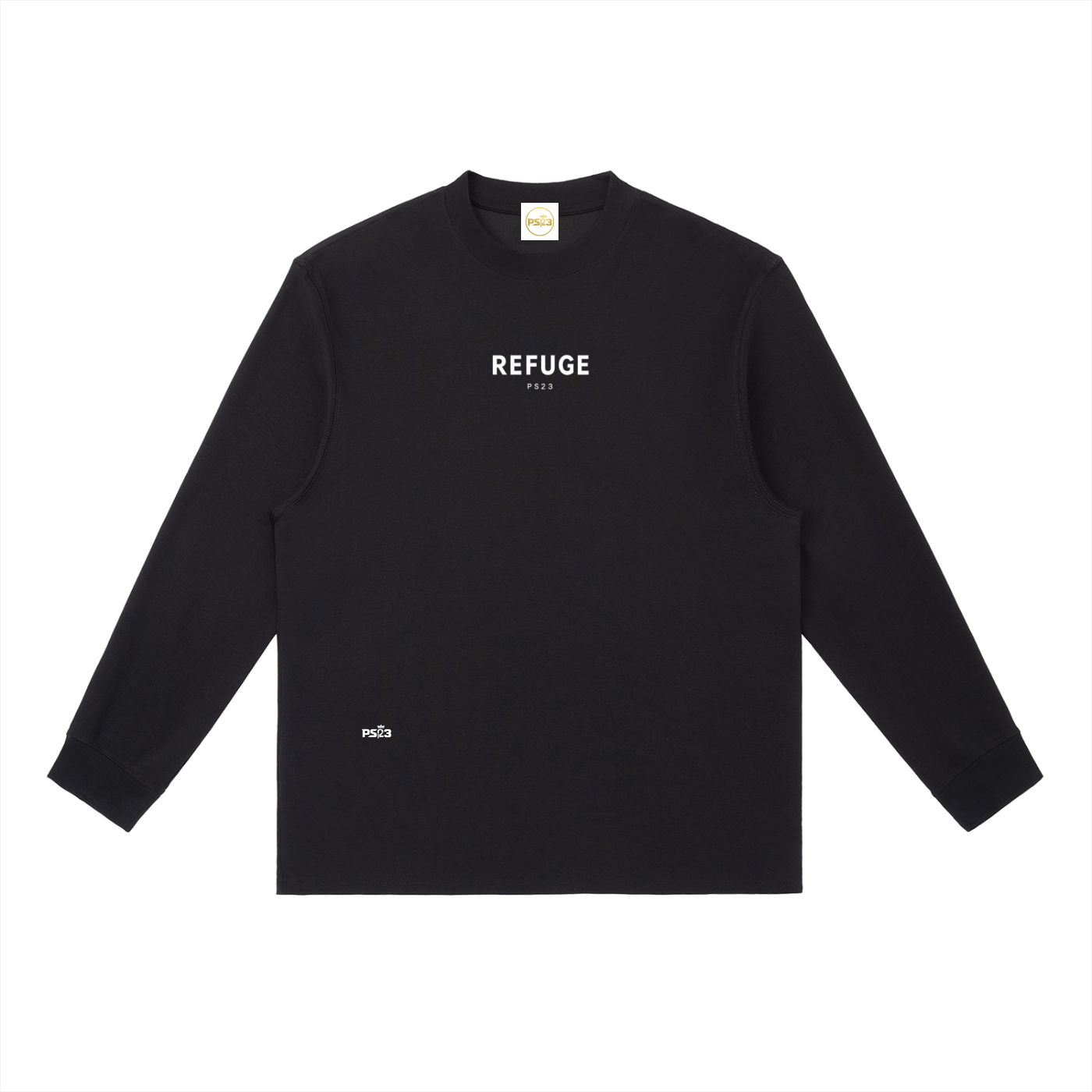PS23 REFUGE Essential Crewneck Long-Sleeve T-Shirt