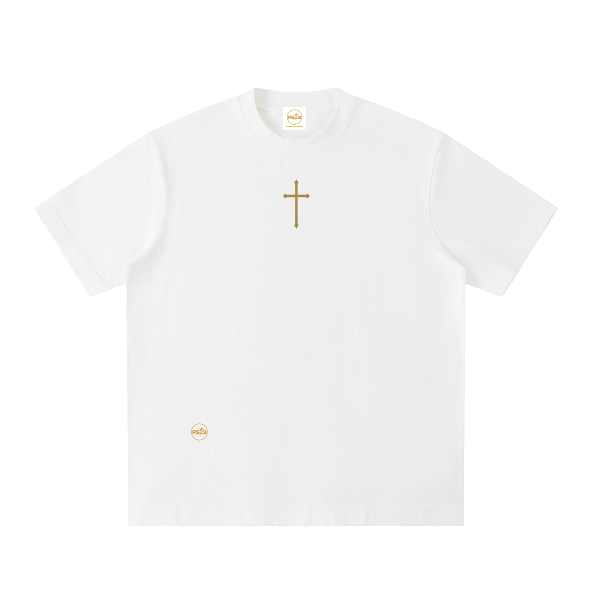 PS23 The Cross Super Heavyweight Vintage Washed T-Shirt