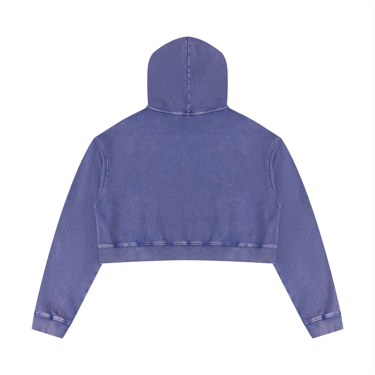 The Cross Women’s Mineral-Washed Christian Crop Hoodie