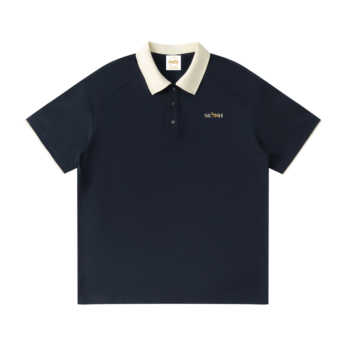 PS23 Bilingual Concept Selah Contrast Collar Raglan Polo Shirt