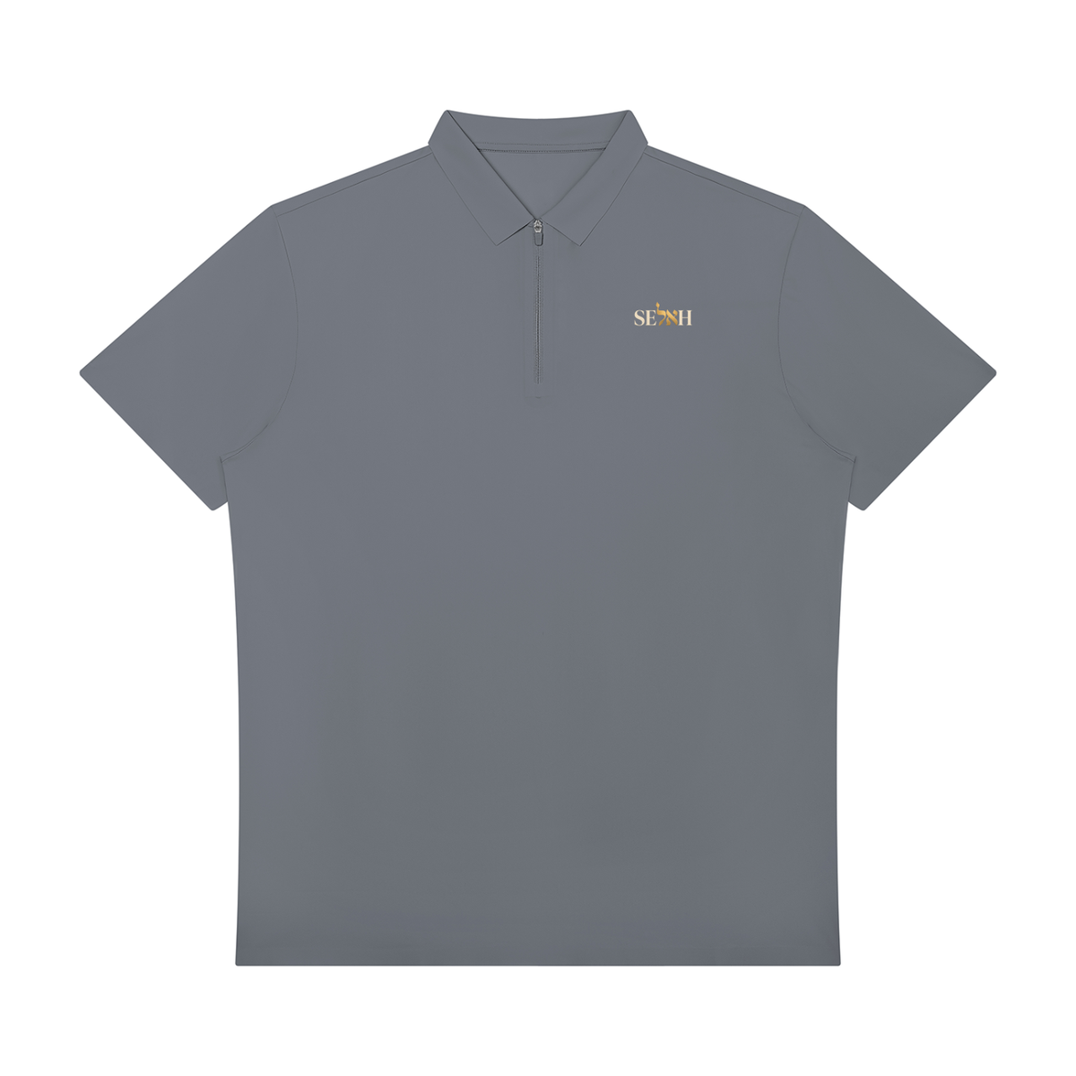 PS23 Bilingual Concept Selah Men's Quarter-Zip Performance Polo Shirt