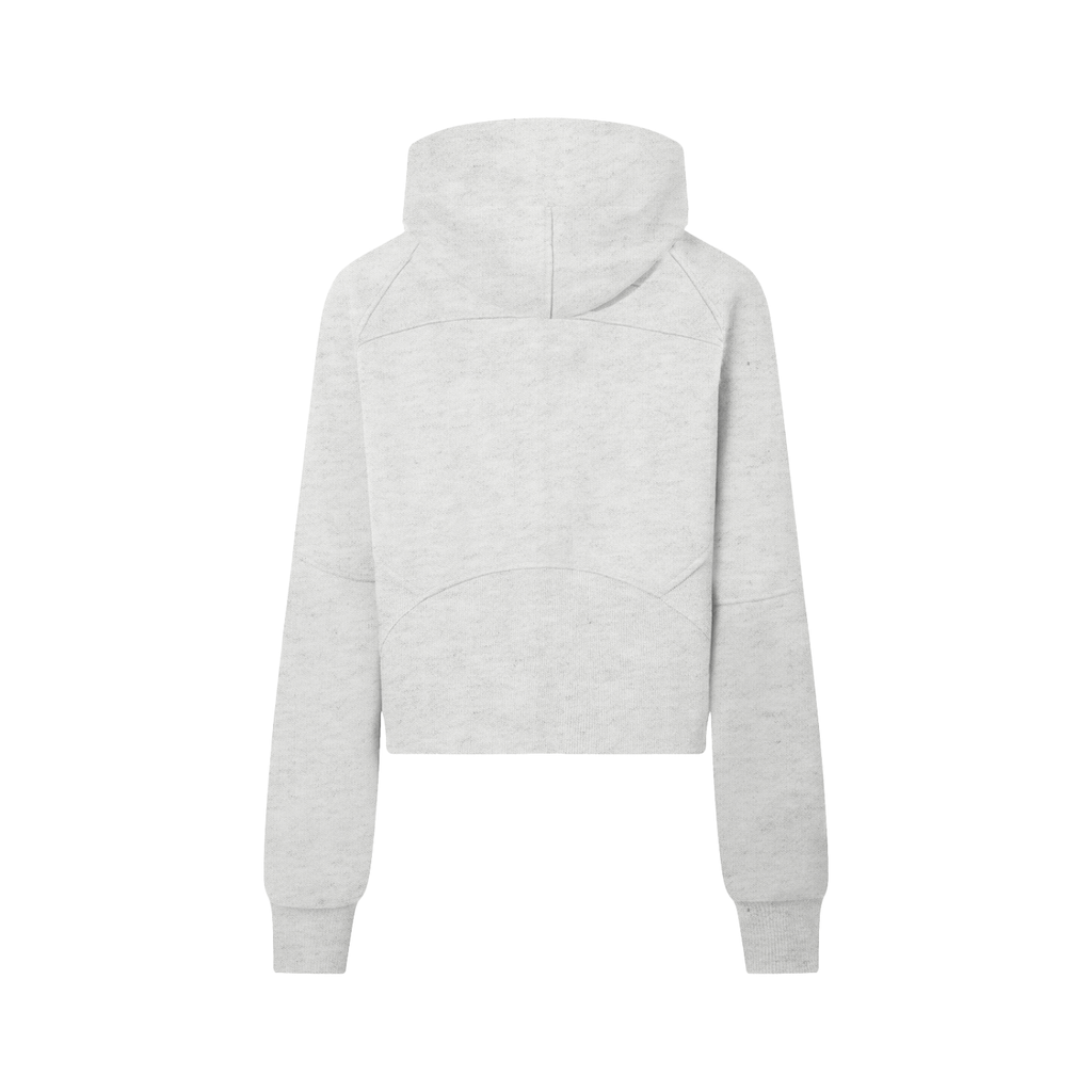 PS23 Hebrew Salvation Women Cropped Half-Zip Hoodie