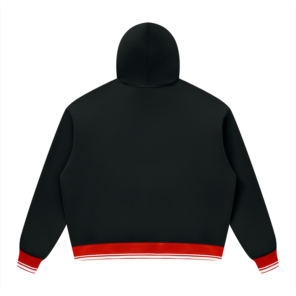 PS23 Bilingual Concept ABIDE Unisex Oversized Color Block Fleece Hoodie