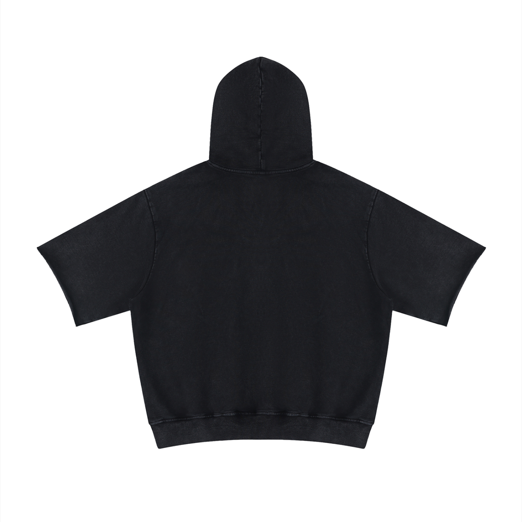 PS23 Trinity Unisex Mineral Wash Short Sleeve Hoodie