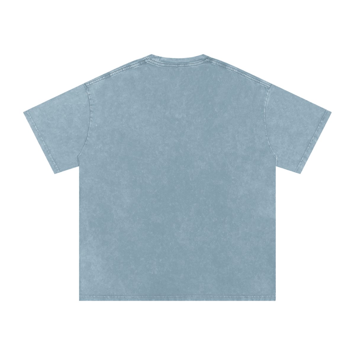 PS23 Embroidery My cup overflows Snow Washed Oversized T-Shirt