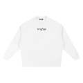 PS23 Hebrew Disciple Black Ink Knitted Round Neck Oversize Sweatshirt
