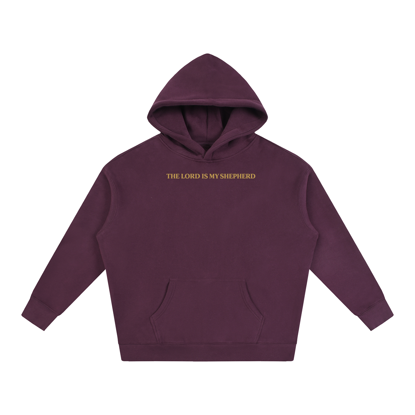 PS23 The Lord is my shepherd Oversize Fleeced Hoodie