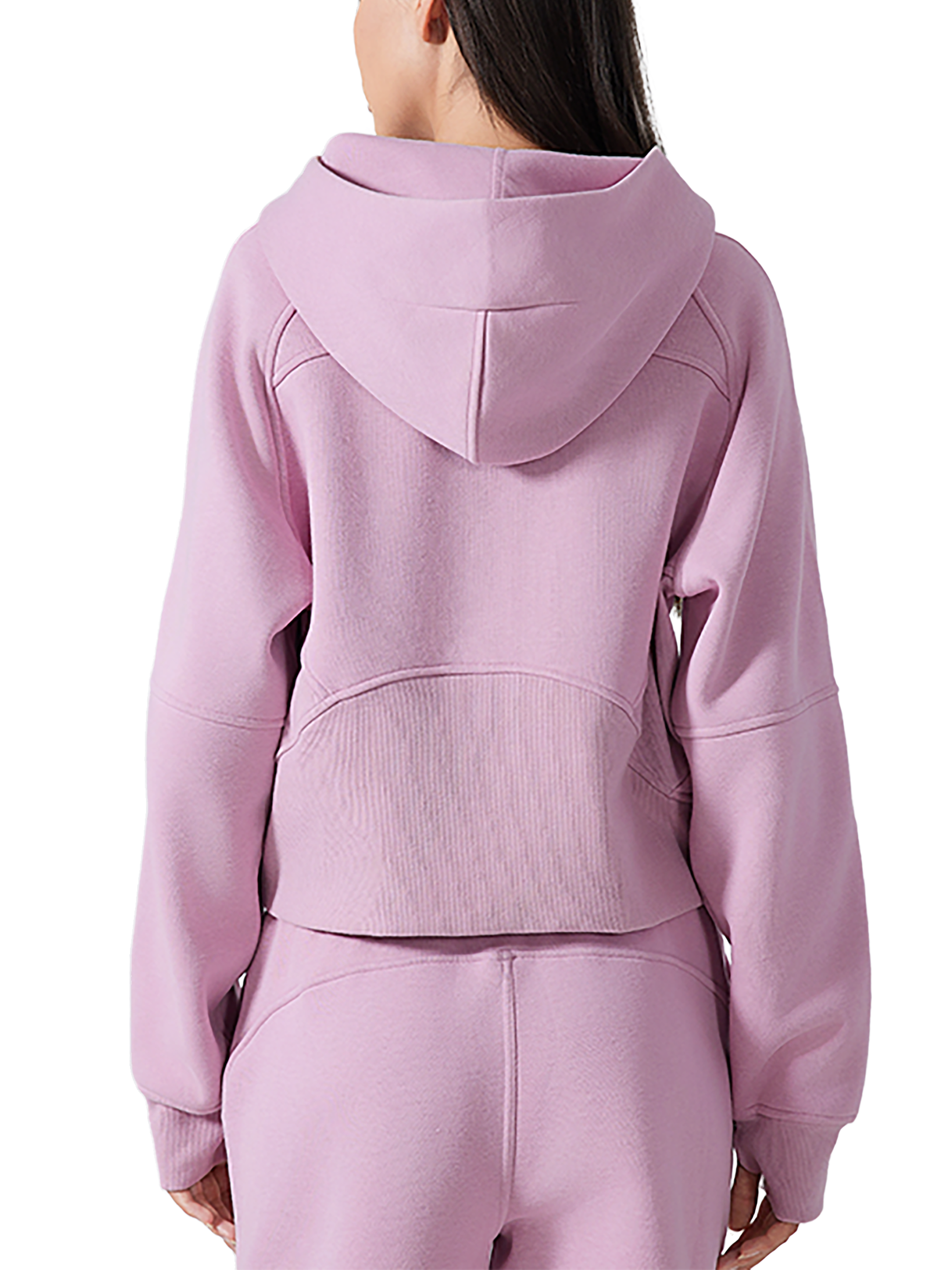 PS23 Women I shall not want Cropped Half-Zip Hoodie
