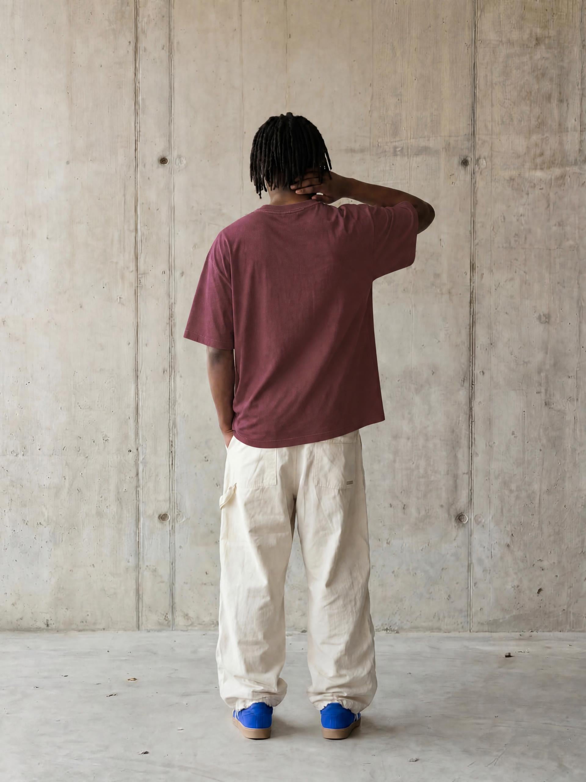 PS23 Freesoner Mineral Wash Waffle Knit T-Shirt