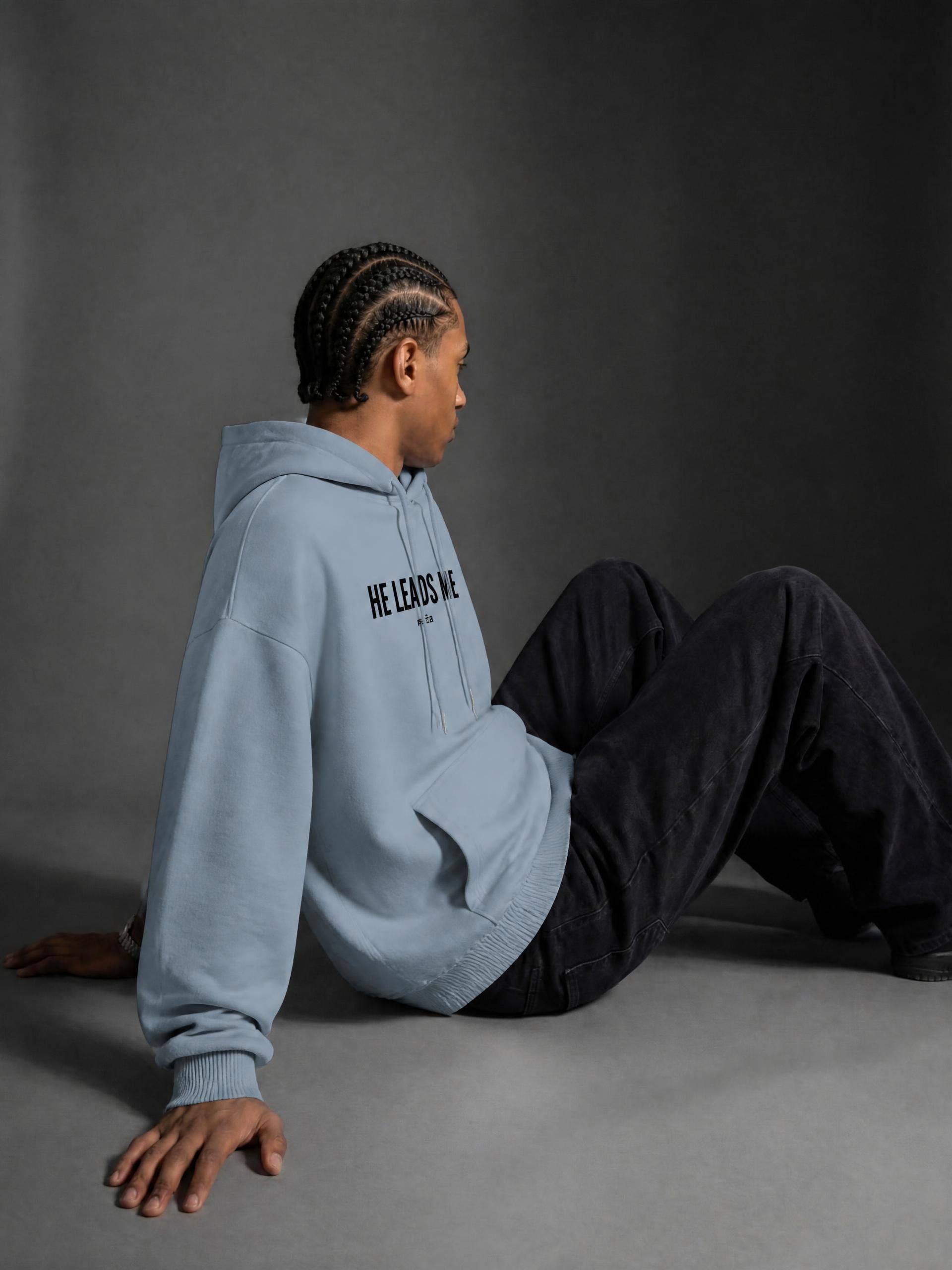PS23 He leads me Classic Unisex Cotton Hoodie