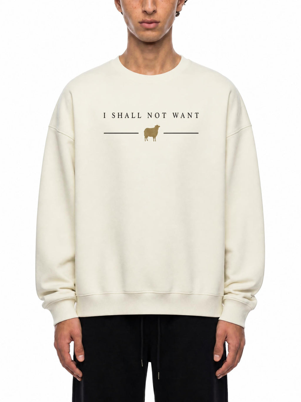 PS23 I shall not want Essential Heavyweight Crewneck Sweatshirt