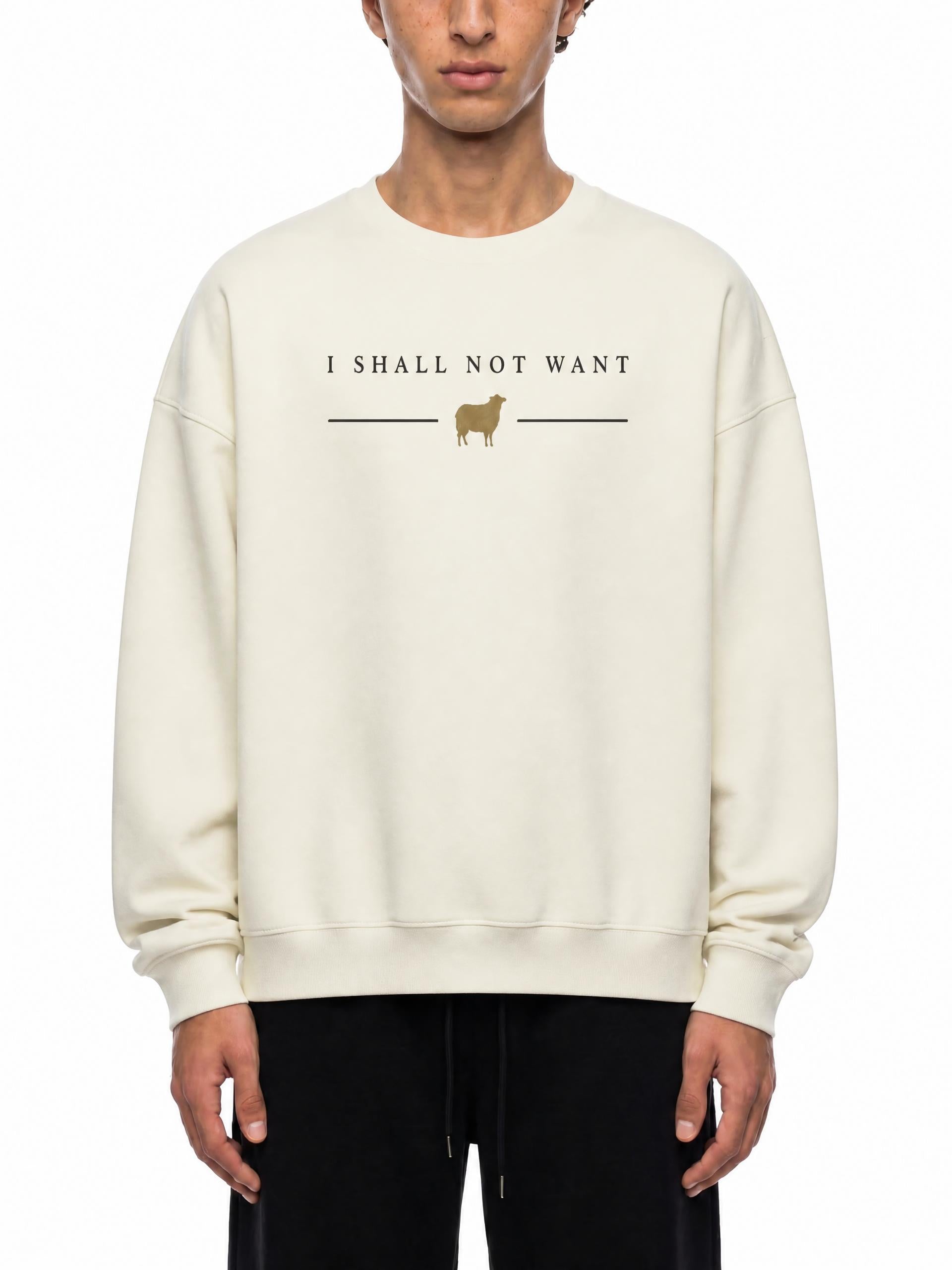 PS23 I shall not want Essential Heavyweight Crewneck Sweatshirt