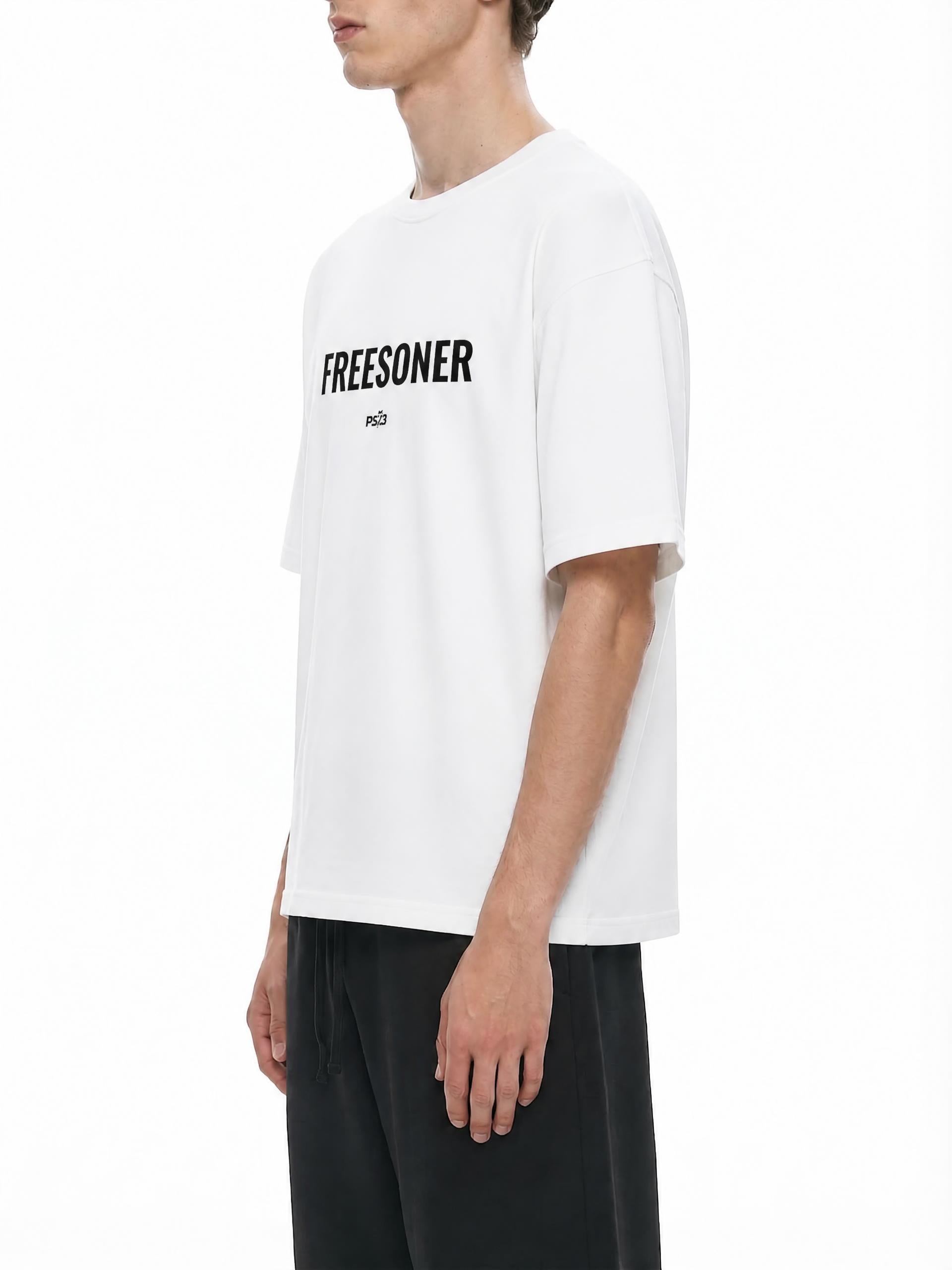 PS23 Freesoner Heavyweight Drop Shoulder Cotton T-Shirt
