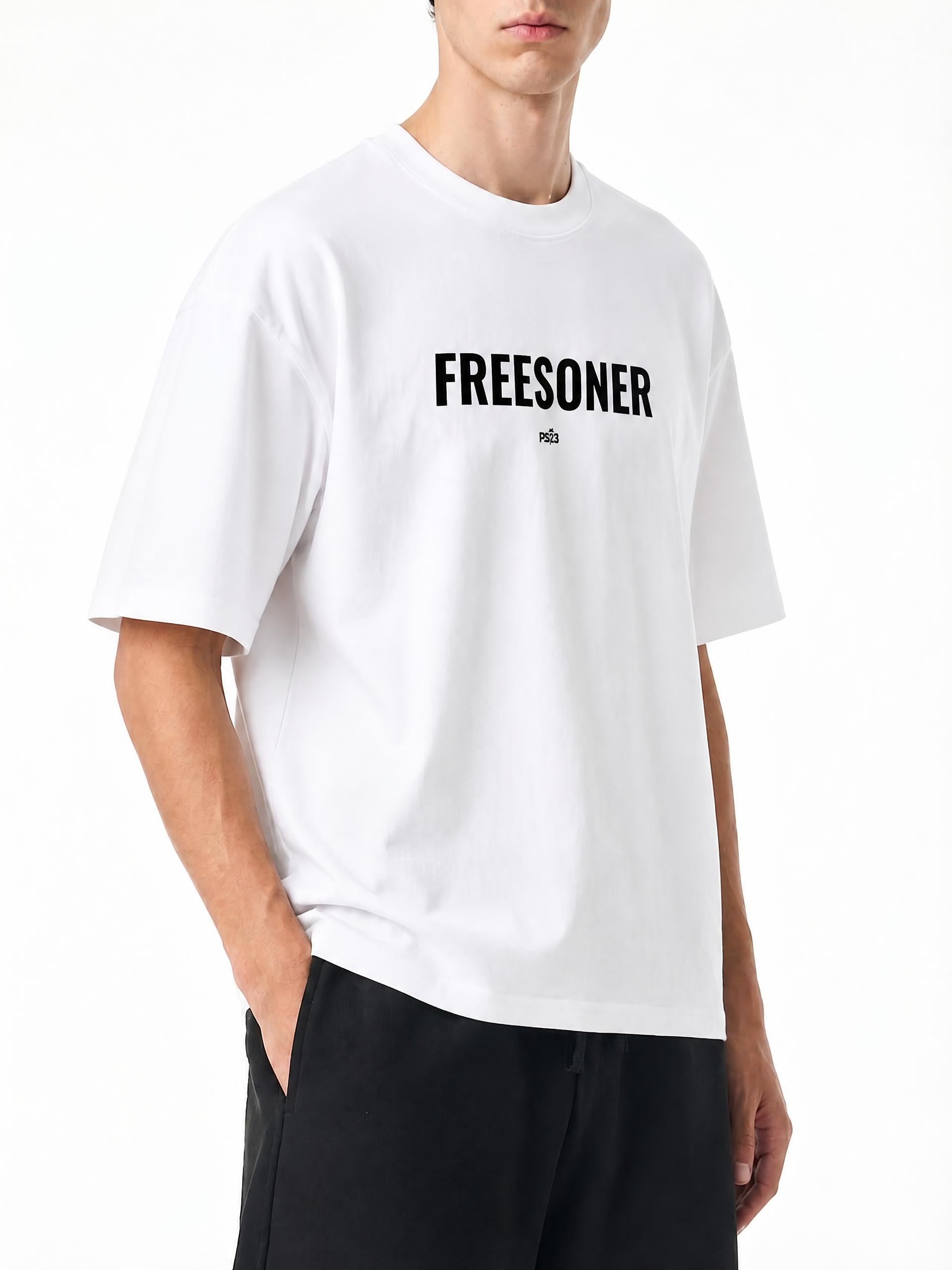 PS23 Freesoner Heavyweight Drop Shoulder Cotton T-Shirt
