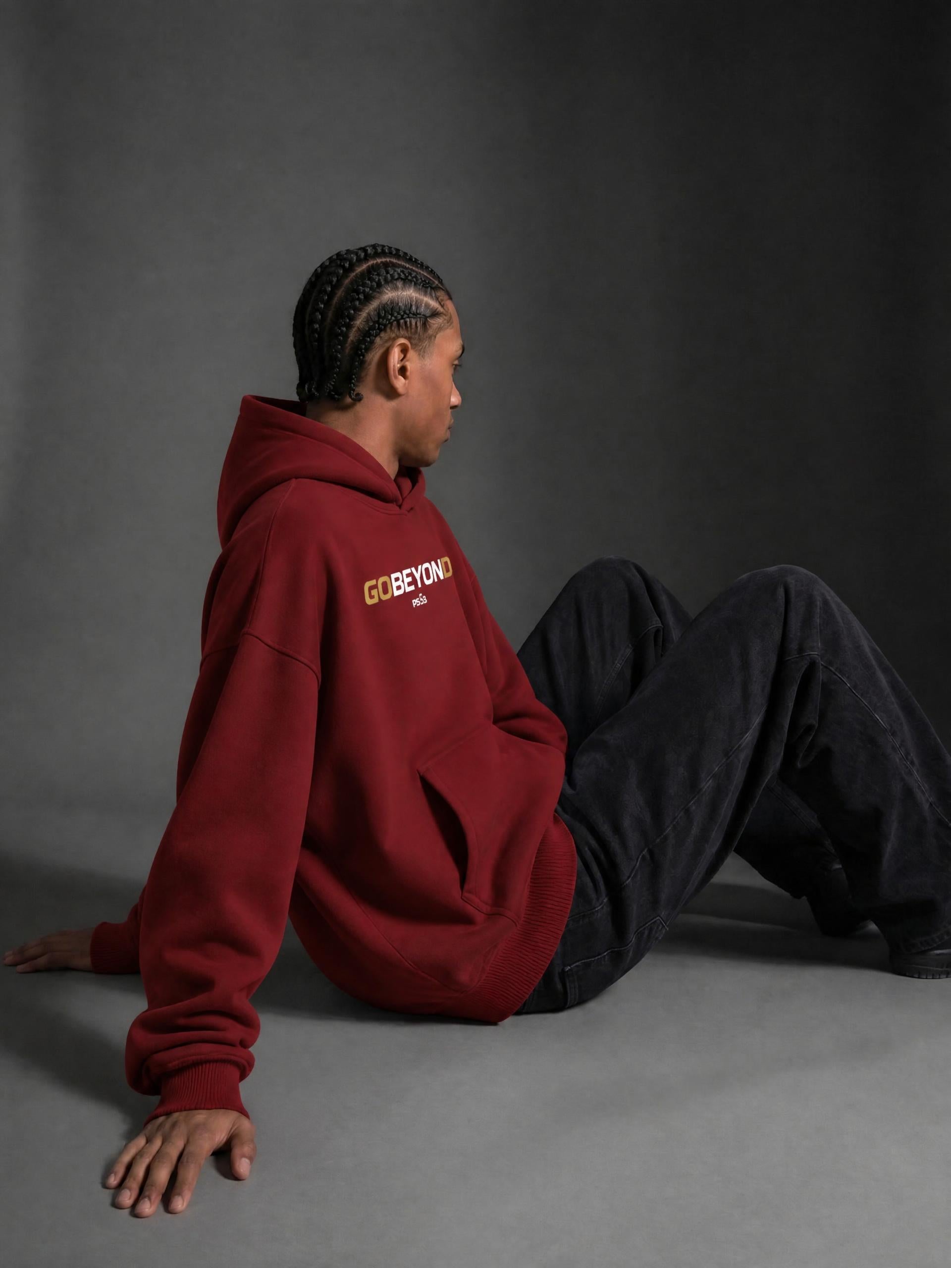 PS23 GOBEYOND Oversize Fleeced Hoodie