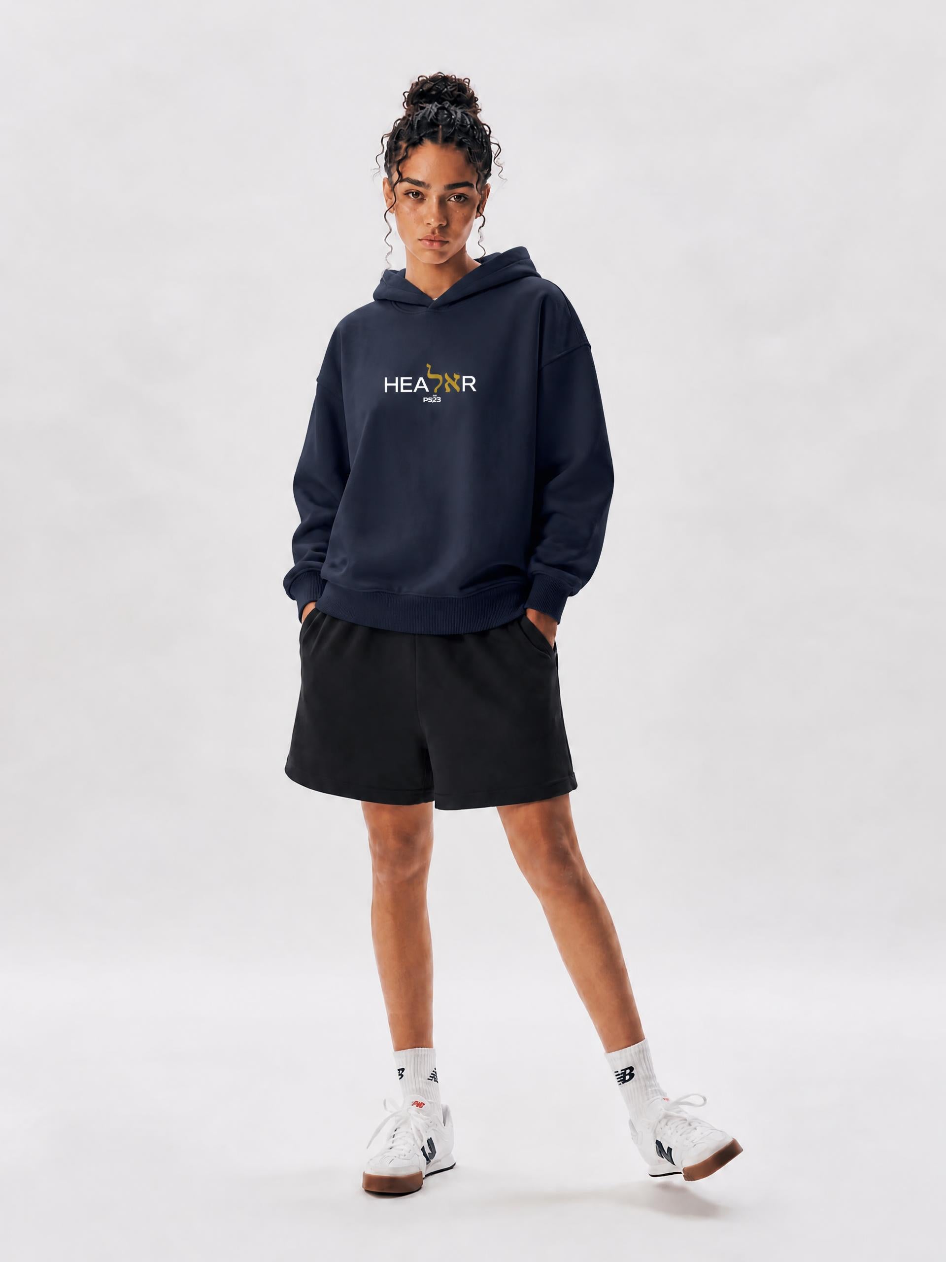 PS23 bilingual Healer Women’s Vintage Wash Heavyweight Hoodie